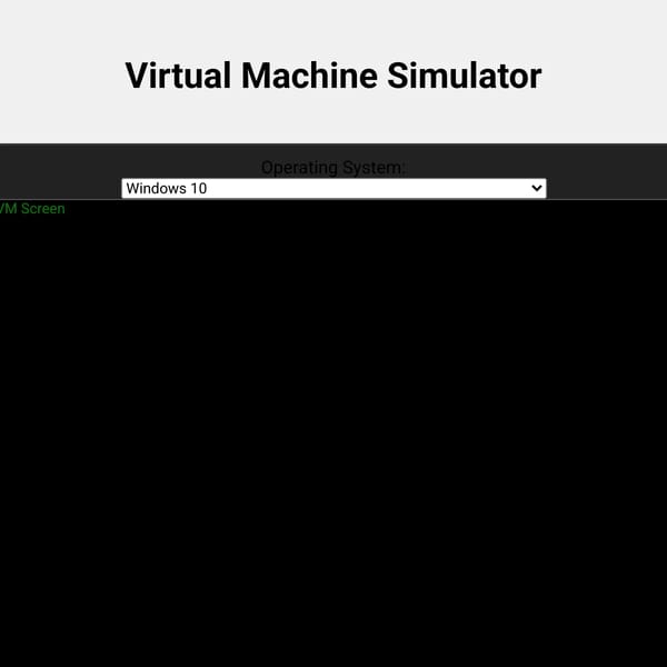 Virtual Machine Simulator