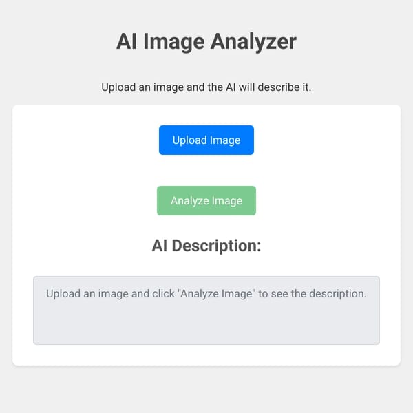 AI Image Analyzer