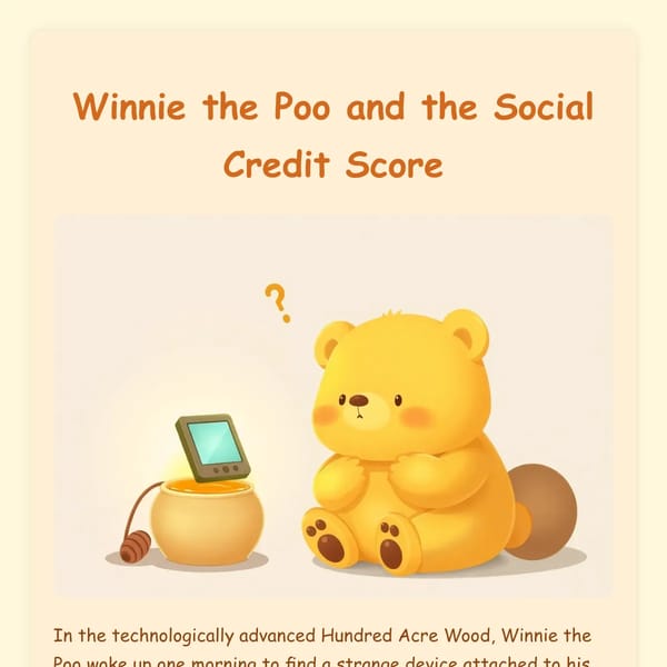 Winnie the Poo and the Social Credit Score