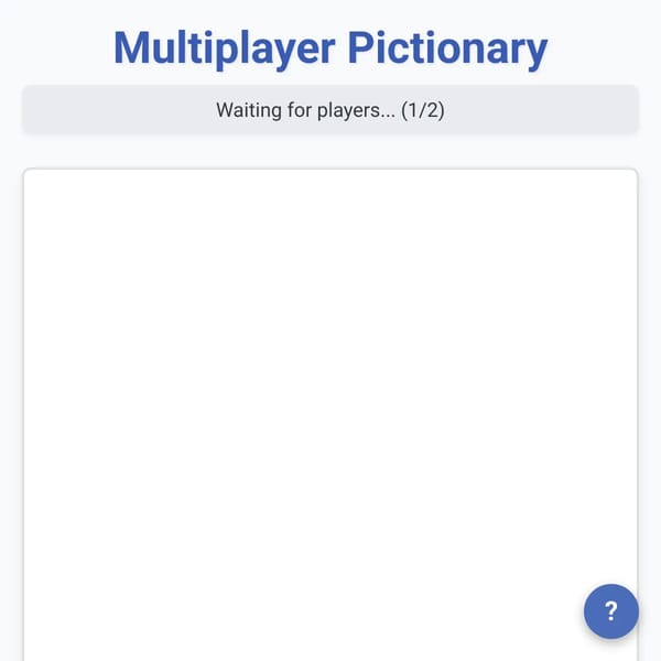 Multiplayer Pictionary