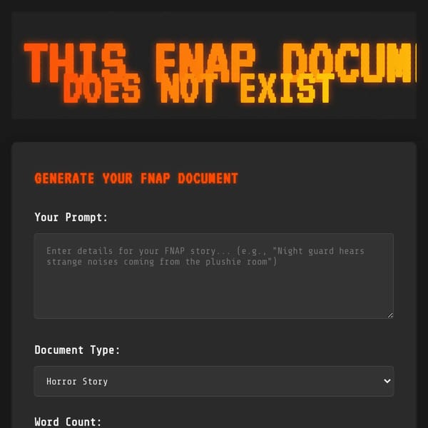 This FNAP Document Does Not Exist