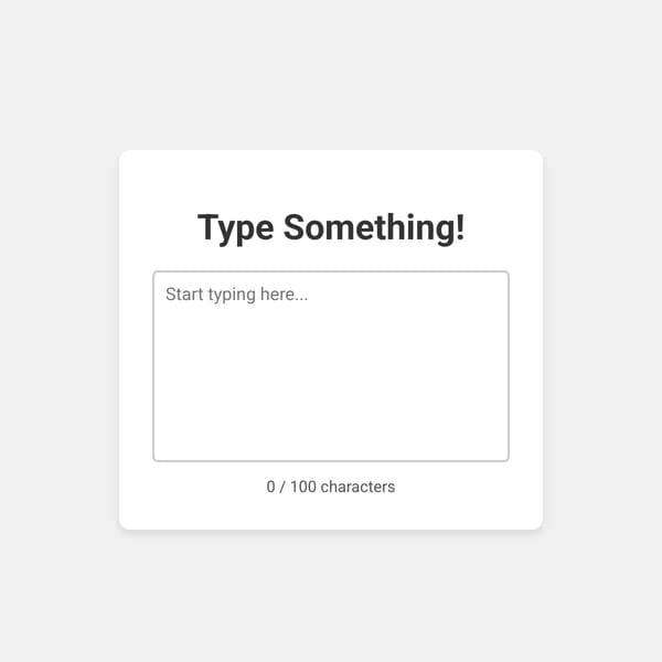 Interactive Textarea