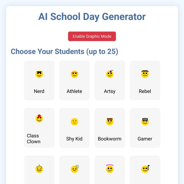 AI School Day Generator