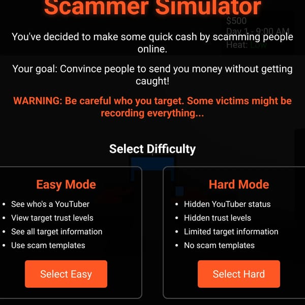 Scammer Simulator V1.0