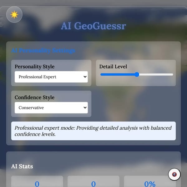 AI GeoGuessr