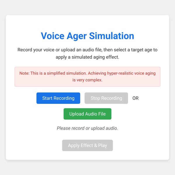 Voice Ager Simulation