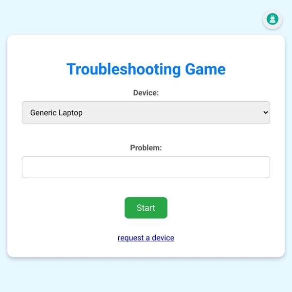 Device Troubleshooting Game