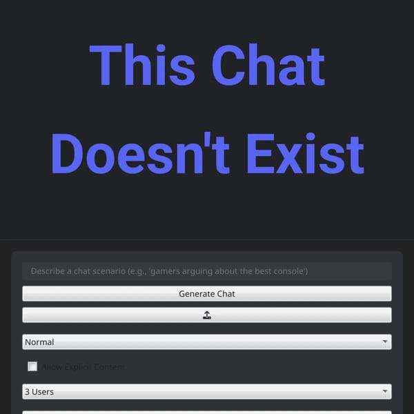 This Chat Doesn't Exist