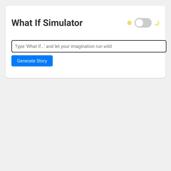 What If Simulator