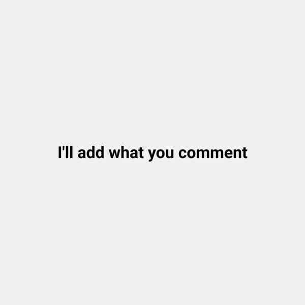 Brodyklod's "Add What You Comment"