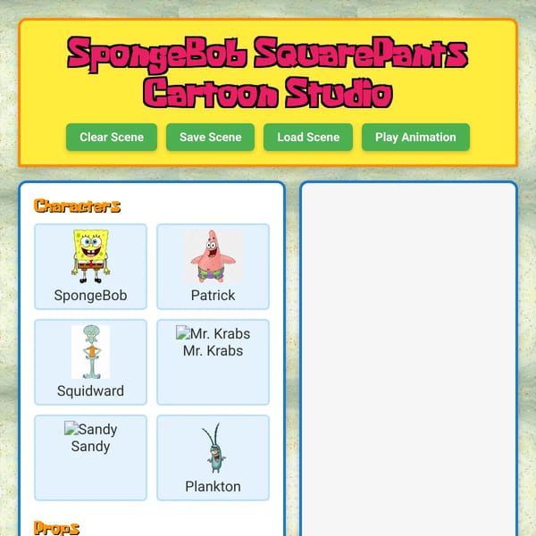 SpongeBob SquarePants Cartoon Studio