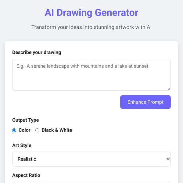 AI Drawing Generator
