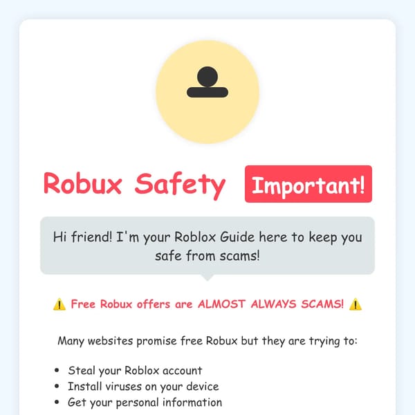 Robux Safety Guide