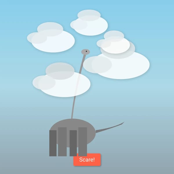Brachiosaurus in the Clouds