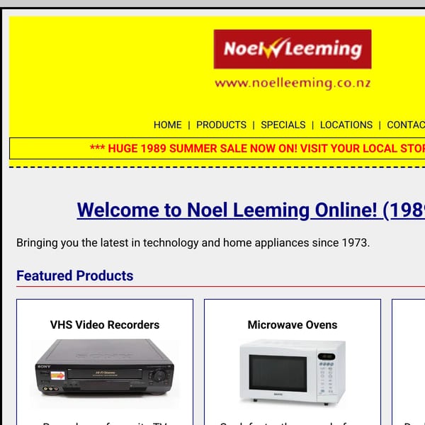 Noel Leeming - 1989