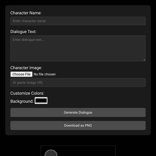 RPG Dialogue Generator