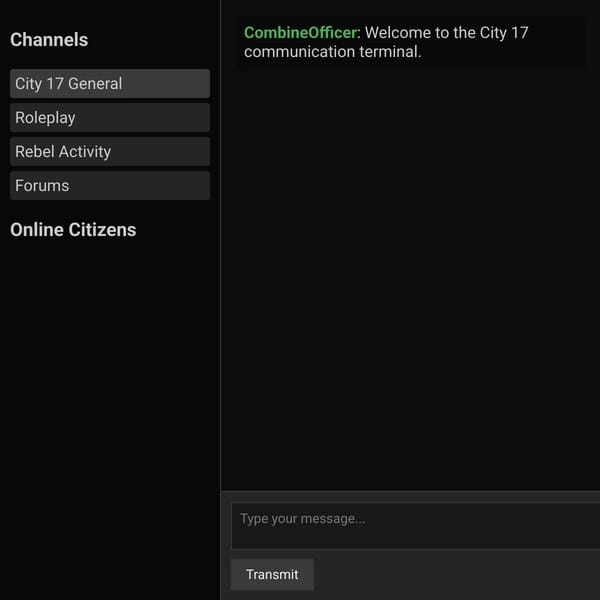 Half-Life 2 RP Chat