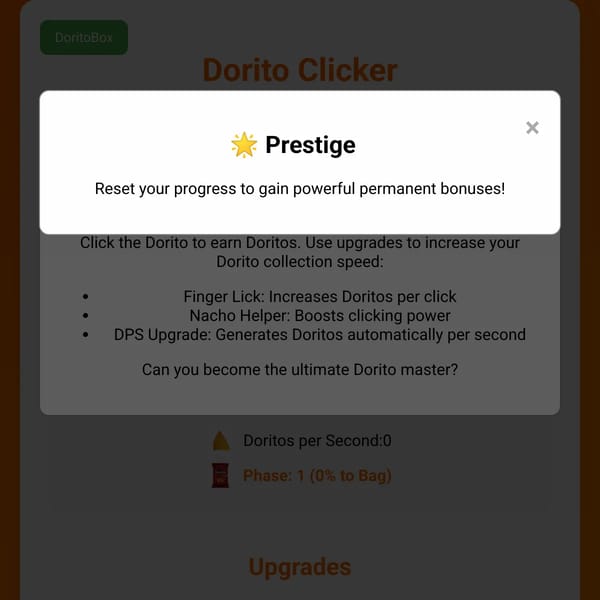 Dorito Clicker (BACK!)