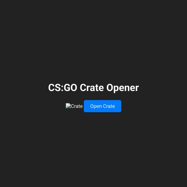 CS:GO Crate Opener