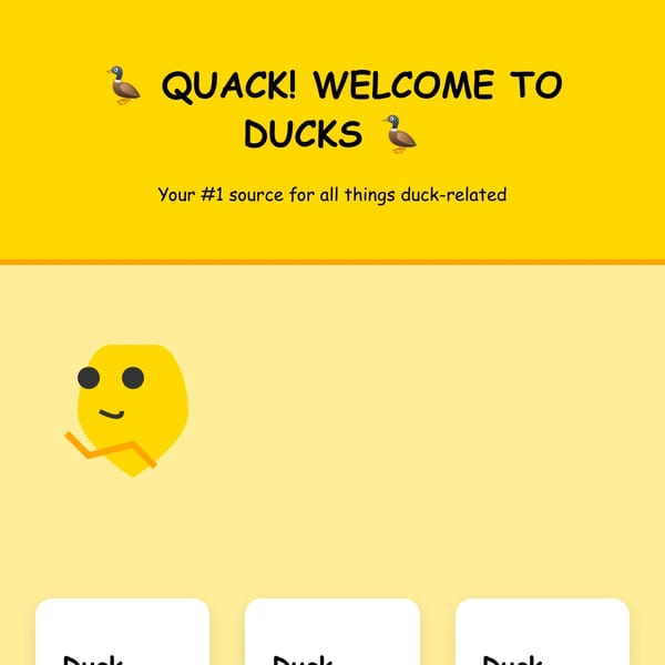 Ducks.
