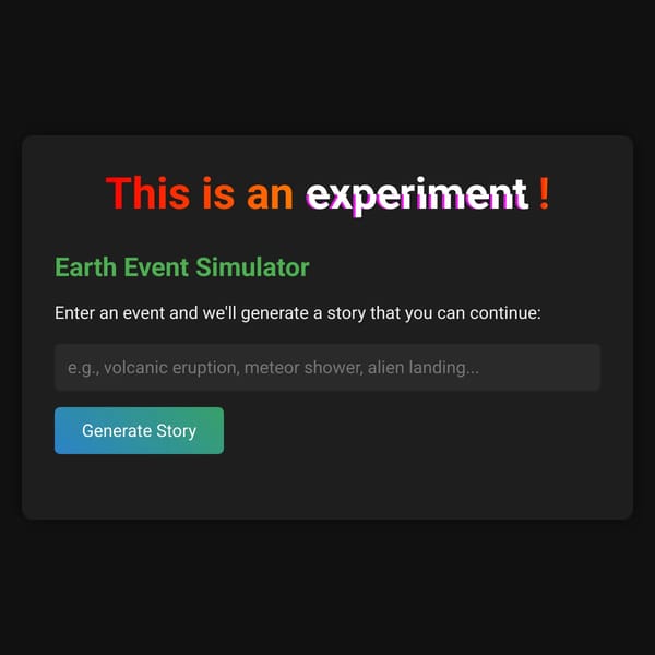 Earth Event Simulator