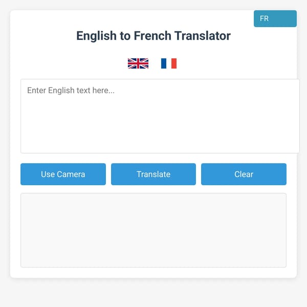 English to French Translator