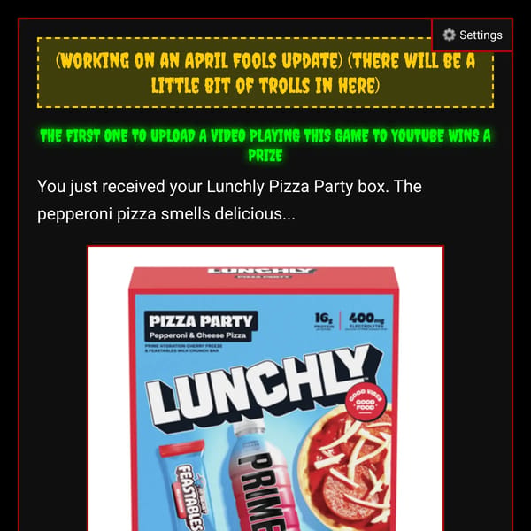 Mysterious lunchly 