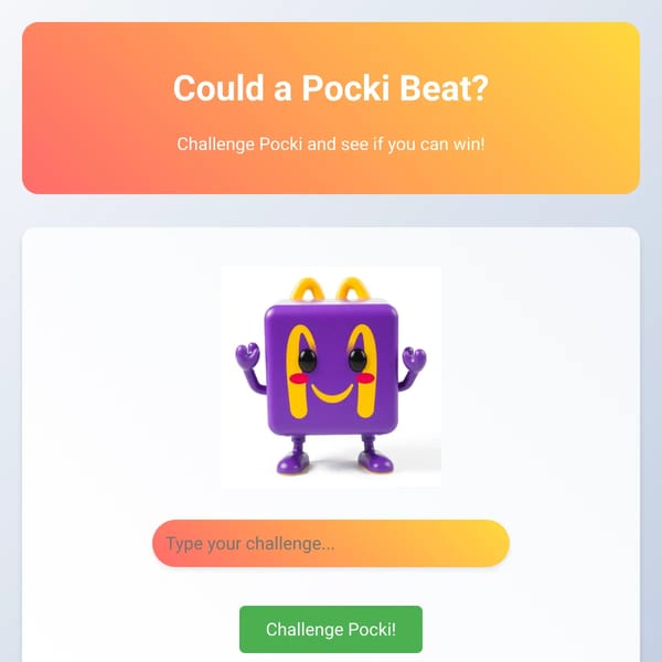 Could a Pocki Beat | Pocki Challenge