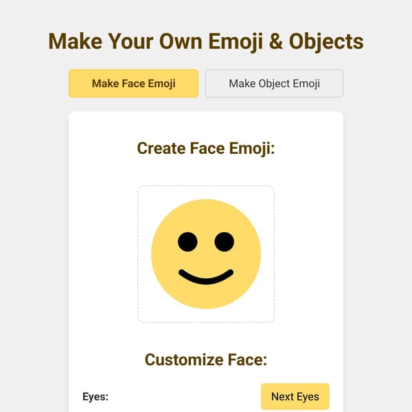 Make Your Own Emoji