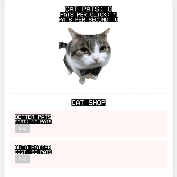 Cat Clicker Simulator