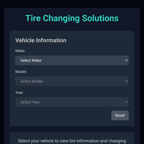 Tire Changing Solutions