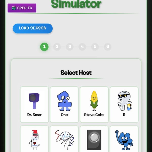 BFDI Season Simulator REMASTERED!