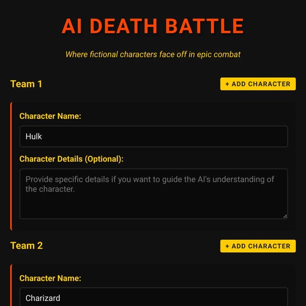 AI Death Battle