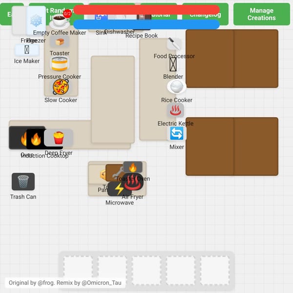 Interactive Kitchen Simulator (not my game)