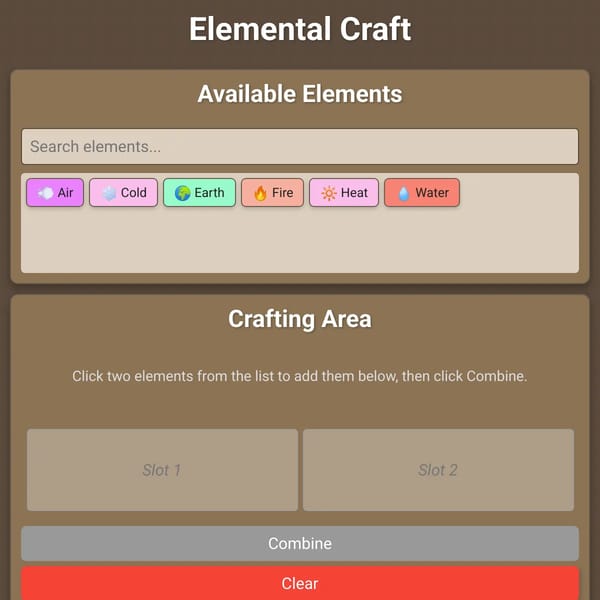 Elemental Craft