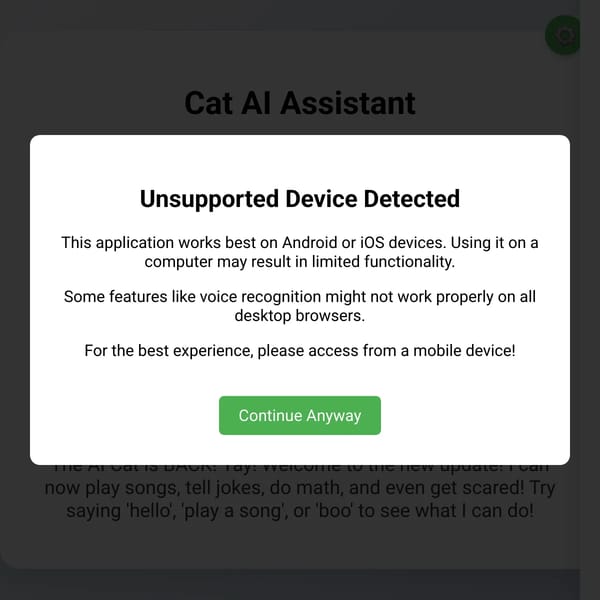 Cat AI Assistant