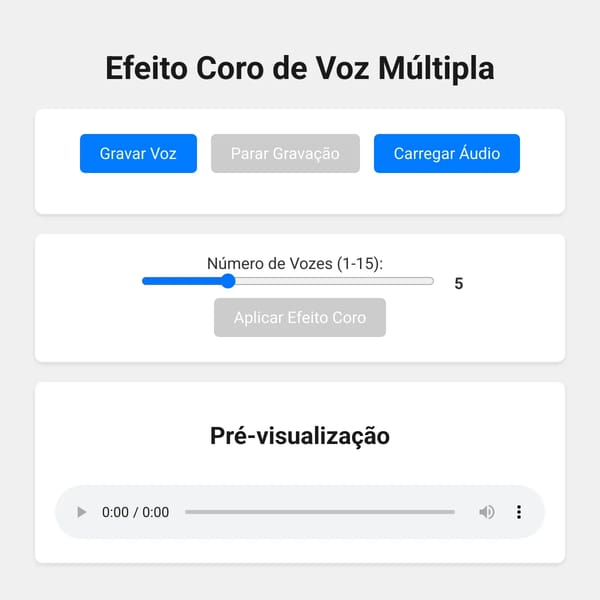Efeito Coro de Voz