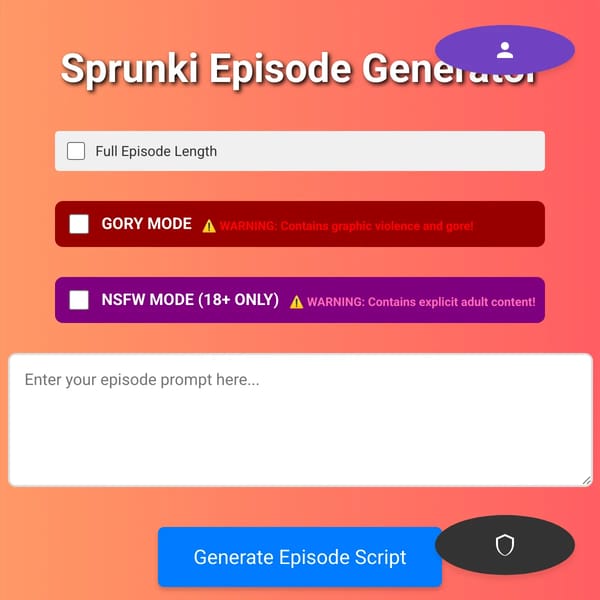 Sprunki Episode Generator