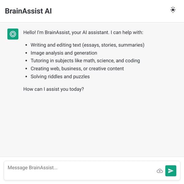 BrainAssist AI