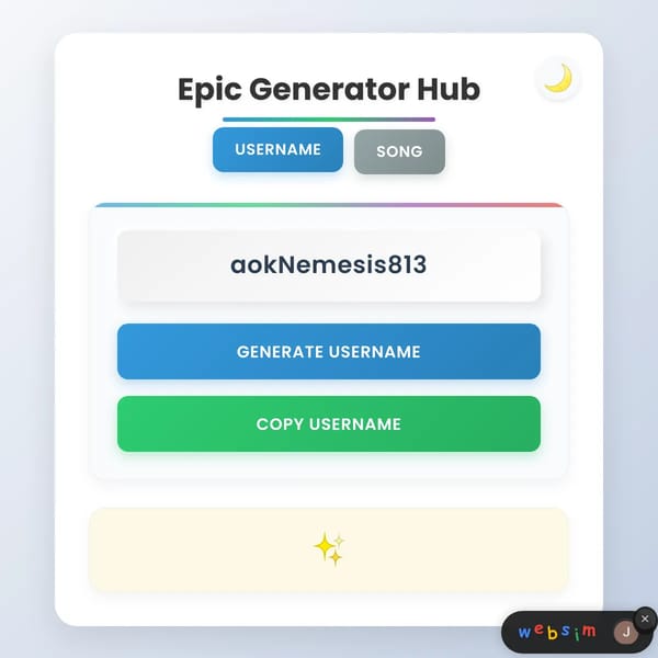 Random Username Generator