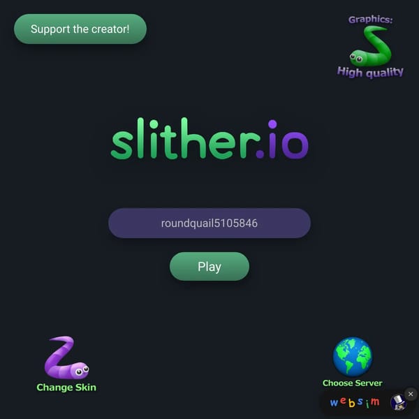 Slither.io Multiplayer (Original by Seagual)