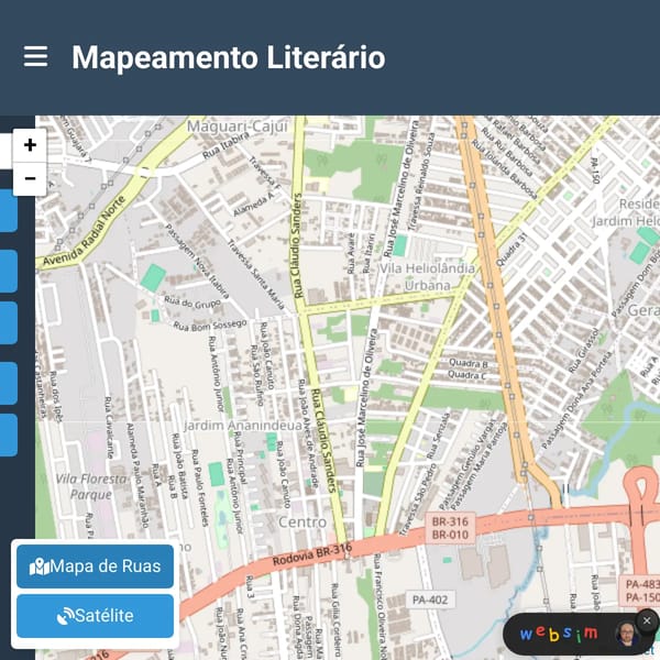 Coleta de Pontos no Mapa