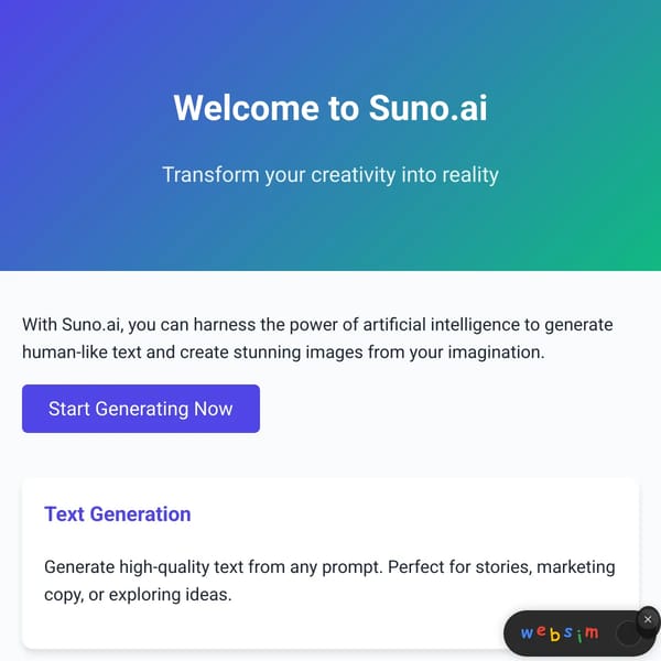 Suno.ai - AI-Powered Creativity Platform