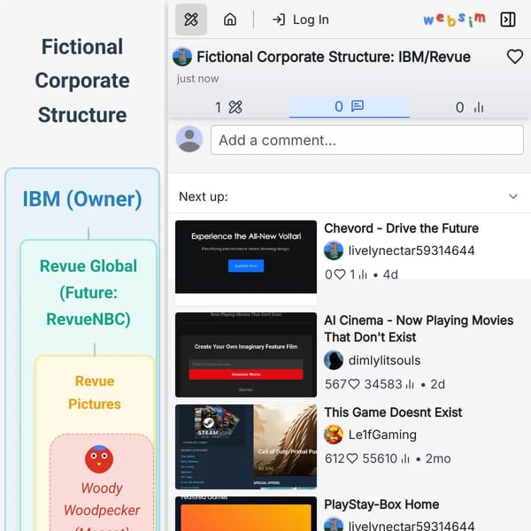 Fictional Corporate Structure: IBM/Revue