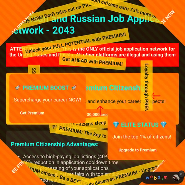 American and Russian Job Application Network - 2043