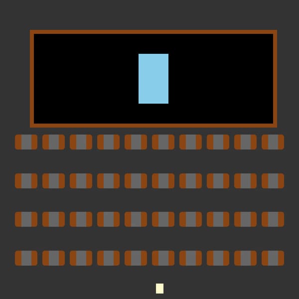 Minecraft Movie Theater Chaos