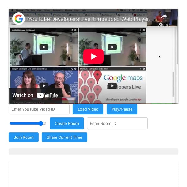 Multiplayer YouTube Viewer
