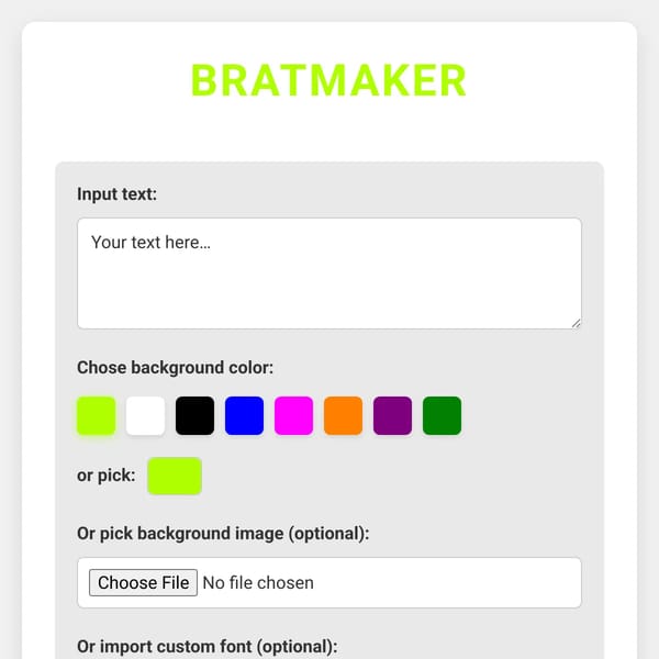 Bratmaker