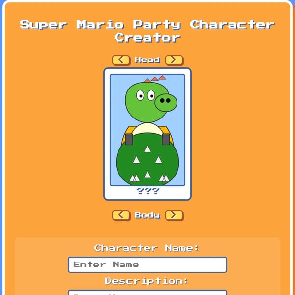 This Super Mario Party Character Does Not Exist
