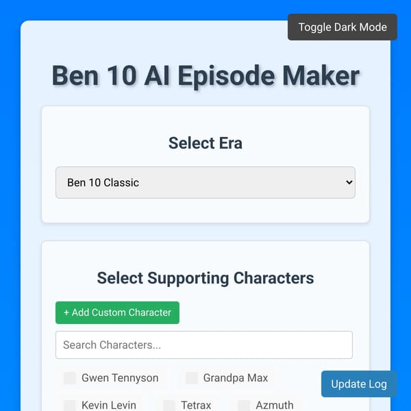 Ben 10 AI Episode Maker